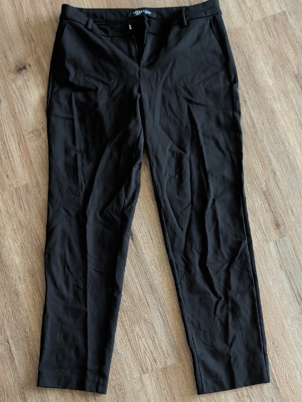 Liverpool Black Men's Stretch Chinos